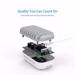 ORICO DUK-10P 120 W 10 USB-Anschlüsse Intelligente Ladestation mit Telefon- und Tablet-Ständer, EU Plug(Black), EU Plug(White), US Plug(Black), US Plug(White), UK Plug(Black), UK Plug(White), AU Plug(Black), AU Plug(White) – Bild 9