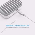 ORICO DUK-10P 120 W 10 USB-Anschlüsse Intelligente Ladestation mit Telefon- und Tablet-Ständer, EU Plug(Black), EU Plug(White), US Plug(Black), US Plug(White), UK Plug(Black), UK Plug(White), AU Plug(Black), AU Plug(White) – Bild 10