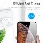 USAMS US-CC075 T18 2,1 A Einzel-USB-Reiseladegerät, EU-Stecker, EU Plug – Bild 11