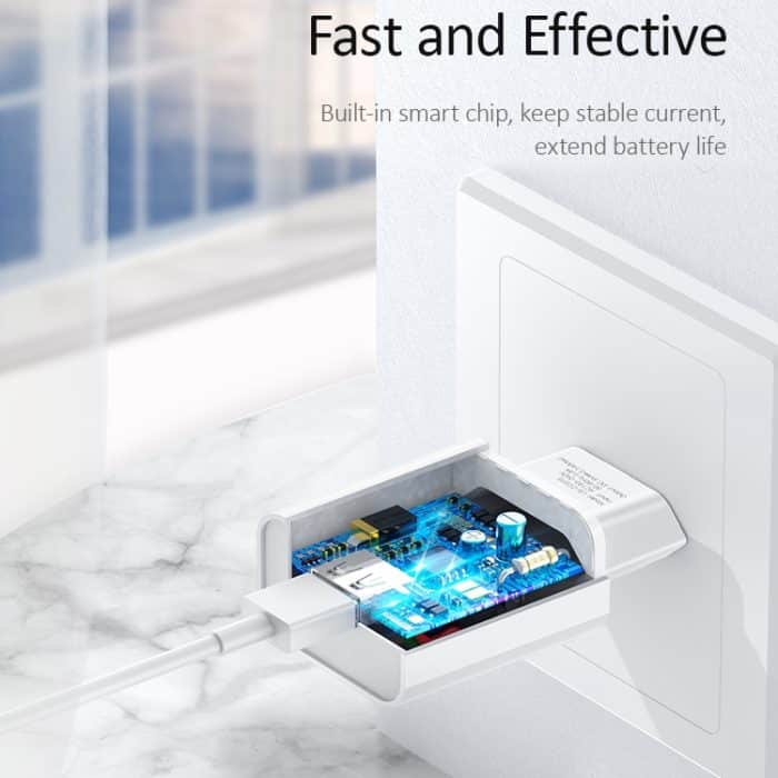 USAMS US-CC075 T18 2,1 A Einzel-USB-Reiseladegerät, EU-Stecker, EU Plug – Bild 9