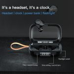 A13 TWS CVC8.0 und DSP Dual Noise Cancelling Touch Bluetooth-Kopfhörer mit Ladebox, unterstützt LED-Digitalanzeige, Uhr, Taschenlampe, HD-Anruf, Siri und Powerbank, A13 – Bild 11