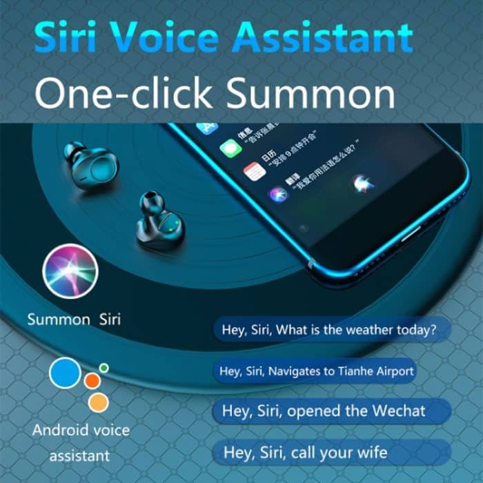 A13 TWS CVC8.0 und DSP Dual Noise Cancelling Touch Bluetooth-Kopfhörer mit Ladebox, unterstützt LED-Digitalanzeige, Uhr, Taschenlampe, HD-Anruf, Siri und Powerbank, A13 – Bild 15