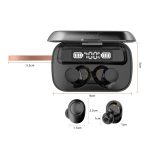A13 TWS CVC8.0 und DSP Dual Noise Cancelling Touch Bluetooth-Kopfhörer mit Ladebox, unterstützt LED-Digitalanzeige, Uhr, Taschenlampe, HD-Anruf, Siri und Powerbank, A13 – Bild 3