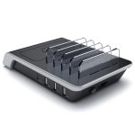 HQ-ud09 4 USB-Anschlüsse QI Standard Wireless Ladegerät Telefon Desktop Stand Holder, EU-Plug – Bild 3