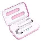 X26 TWS Bluetooth 5.0 Wireless Touch Bluetooth-Kopfhörer mit magnetischer Anziehungs-Ladebox, unterstützt Sprachassistent und Anruf, Pink, Blue, White