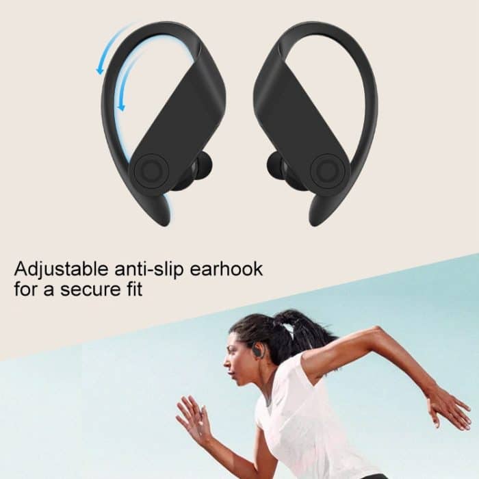 b10 TWS Bluetooth 5.0 Drahtloser Bluetooth-Sportkopfhörer mit hängendem Ohr und magnetischer Ladebox, Unterstützung für Anrufe und Siri sowie Ladebox für kabelloses Laden, b10 – Bild 9