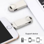 S29 3-in-1 128 GB Micro-USB + USB + 8-polige Schnittstelle, Metall-Twister-Flash-Disk, 128GB – Bild 6