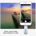 Kinzdi 32 GB USB + 8-Pin-Schnittstelle Metal Twister Flash U Disk, 32GB USB + 8 Pin Silver – Bild 11
