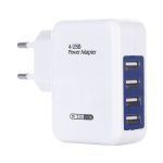 HT-CD03 15,5 W 5 V 3,1 A 4-Port-USB-Wandladegerät Reiseladegerät, EU-Stecker, HT-CD03 – Bild 2