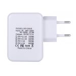 HT-CD03 15,5 W 5 V 3,1 A 4-Port-USB-Wandladegerät Reiseladegerät, EU-Stecker, HT-CD03 – Bild 4
