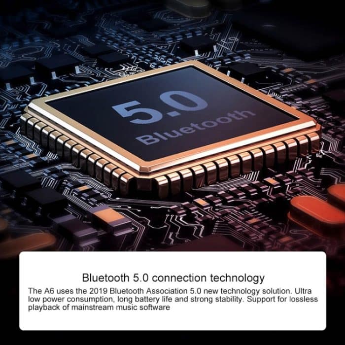 A6 TWS Bluetooth 5.0 Touch kabelloser Bluetooth-Kopfhörer mit Ladebox und LED-Smart-Digital-Display, unterstützt Sprachassistent, Speicherverbindung und HD-Anruf, A6 Black, A6 Blue, A6 Silver – Bild 12