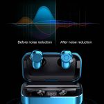 A6 TWS Bluetooth 5.0 Touch kabelloser Bluetooth-Kopfhörer mit Ladebox und LED-Smart-Digital-Display, unterstützt Sprachassistent, Speicherverbindung und HD-Anruf, A6 Black, A6 Blue, A6 Silver – Bild 14