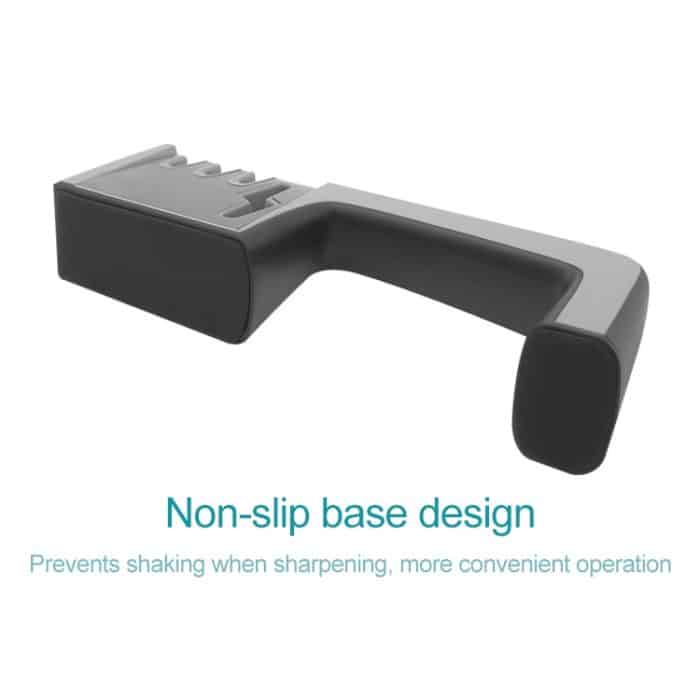 4-in-1-Messerschärfer aus Edelstahl, vierteiliges Hand-Schnellschärfgerät mit rutschfestem Griff, 4 in 1 (Black), 4 in 1 (Red) – Bild 4