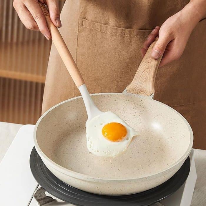 Küche Silikon Bratschaufel Braten Schaufel Spatel Kochgeschirr – Bild 4