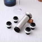Original Xiaomi Youpin CircleJoy Rotweinkonservierungs-Stopper-Set aus Edelstahl, Stil: 4 Stopper in einer Pumpe – Bild 7