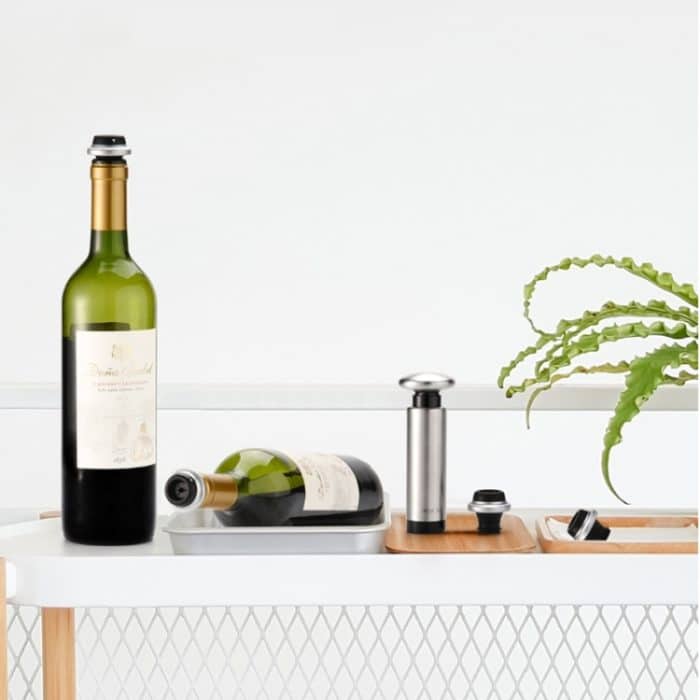 Original Xiaomi Youpin CircleJoy Rotweinkonservierungs-Stopper-Set aus Edelstahl, Stil: 4 Stopper in einer Pumpe – Bild 8