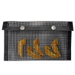 Hitzebeständiger Antihaft-Grillbeutel aus Grillgitter, Größe: 24 x 14 cm (schwarz) – Bild 5
