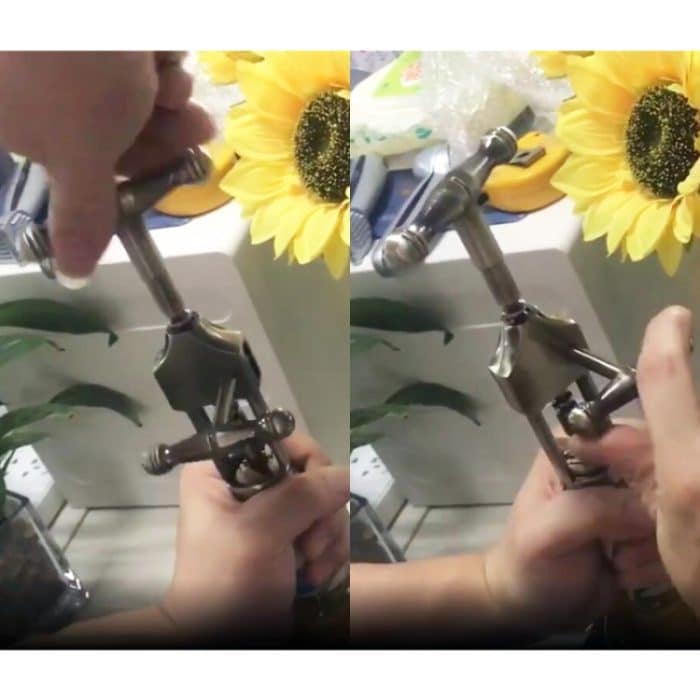 Tragbare Multifunktionsschraube Korkenzieher Weinflaschenöffner aus Zinklegierung, Verpackung: White Box – Bild 6