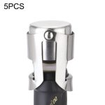 5 Stück neuartiger Champagner-Weinflaschenverschluss aus Edelstahl, 5 PCS  Wine Bottle Stopper