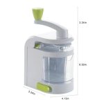 Multifunktionale manuelle Gemüsereibe, Kartoffeln, Karotten, Schneidemaschine, zufällige Farblieferung – Bild 2