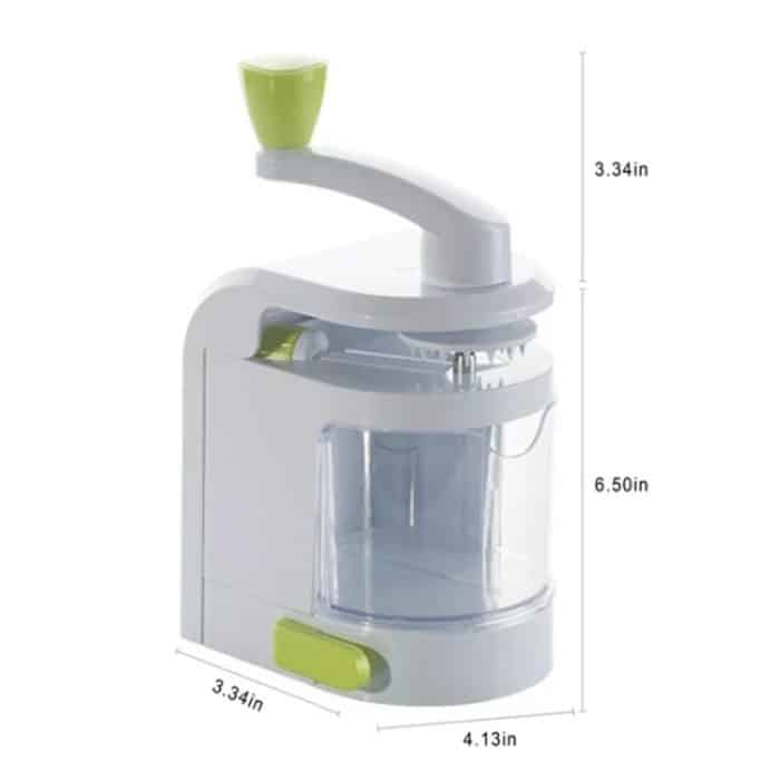 Multifunktionale manuelle Gemüsereibe, Kartoffeln, Karotten, Schneidemaschine, zufällige Farblieferung – Bild 2