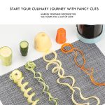 Multifunktionale manuelle Gemüsereibe, Kartoffeln, Karotten, Schneidemaschine, zufällige Farblieferung – Bild 3