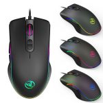 HXSJ A867 USB 6400DPI Vierfach einstellbare RGB-beleuchtete kabelgebundene E-Sport-Gaming-Maus, Länge: 1,5 m – Bild 11