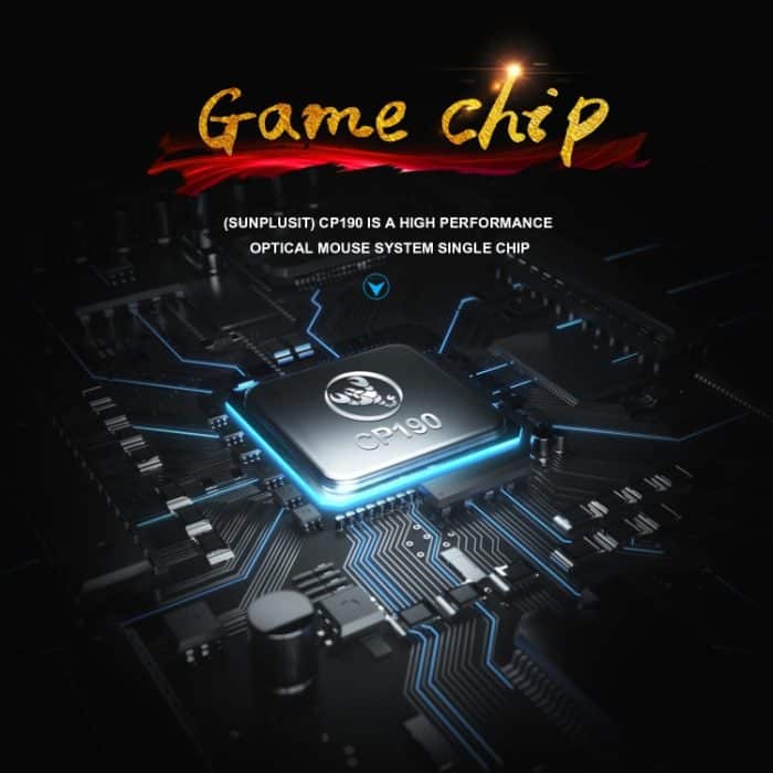 HXSJ A867 USB 6400DPI Vierfach einstellbare RGB-beleuchtete kabelgebundene E-Sport-Gaming-Maus, Länge: 1,5 m – Bild 8