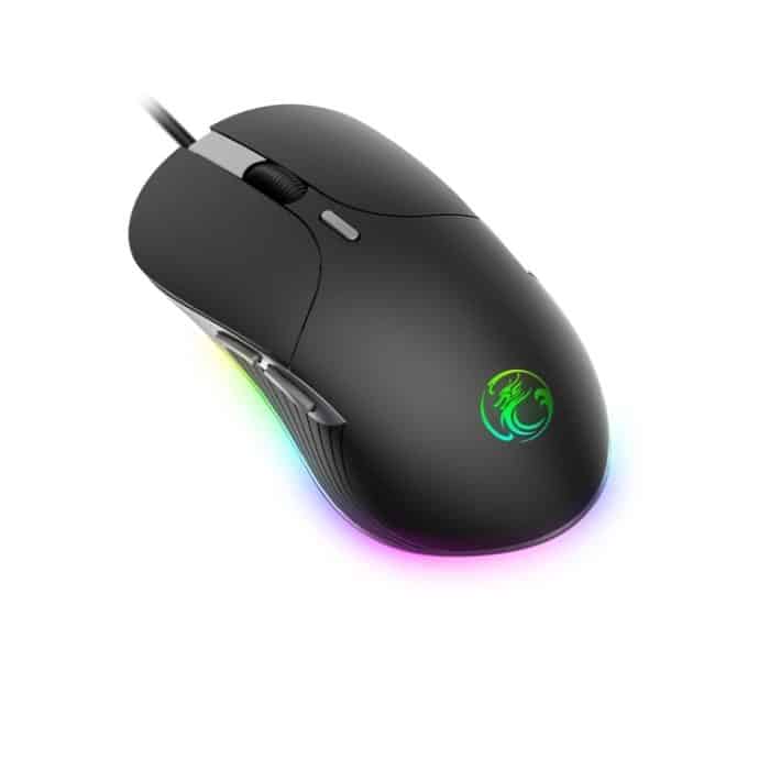 iMICE X6 kabelgebundene Maus, bunte RGB-Gaming-Maus mit 6 Tasten, X6 – Bild 2