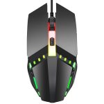 HXSJ S200 USB2.0 1600dpi Einstellbare 4-Tasten Bunt leuchtende kabelgebundene Gaming-Maus, Länge: 1,5 m – Bild 2