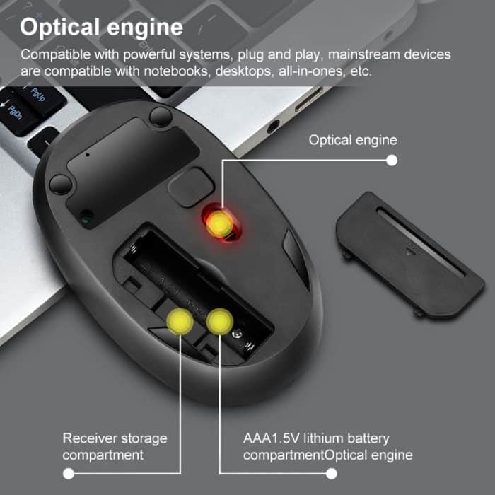 ZGB 007 2,4 G Computer Laptop Wireless Mini Maus – Bild 5