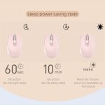 M107 kabellose wiederaufladbare Maus mit 4 Tasten, 1600 DPI und 2,4 GHz, 2.4GHz Rechargeable – Bild 7