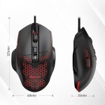 MKESPN X11 7-Tasten-7200-DPI-RGB-Kabelgebundene Makro-Definition-Gaming-Maus – Bild 2