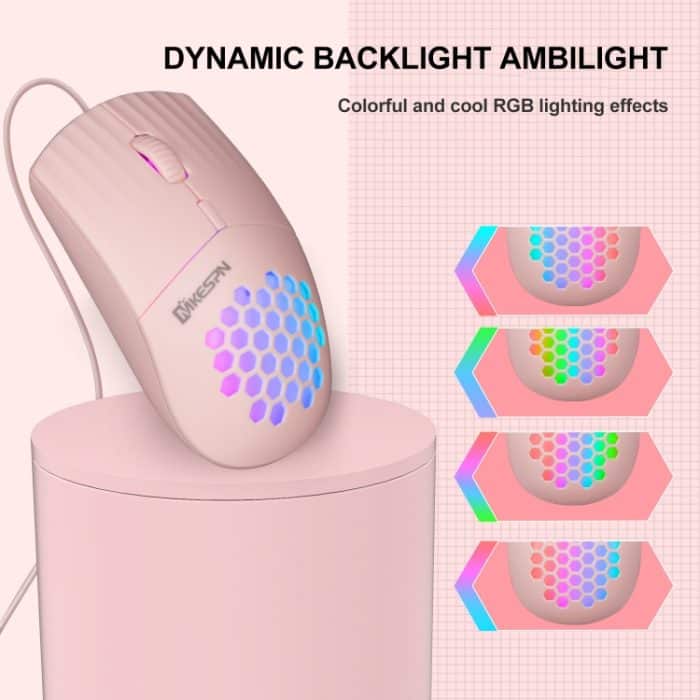MKESPN SXS-838 USB-Schnittstelle RGB Hollow Wired Mouse, USB – Bild 5
