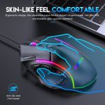 MKESPN X15 Full Speed 12800 DPI 12 Tasten Makrodefinition RGB Kabelmaus – Bild 5