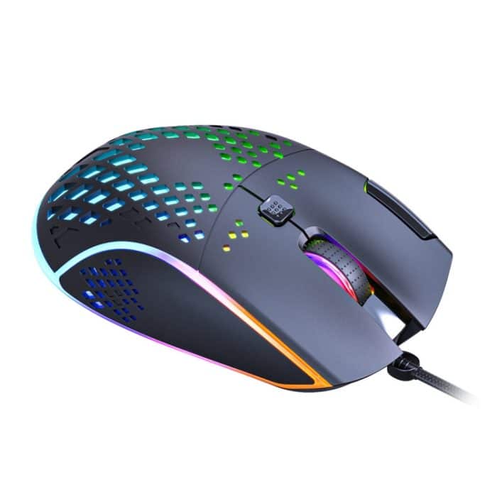 KB0587B.jpg iMICE T97 Gaming-Maus, RGB-LED-Licht, USB, 7 Tasten, 7200 DPI, kabelgebundene Gaming-Maus – Bild 1