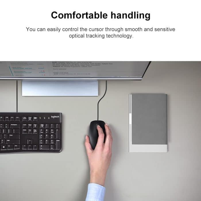 Logitech M110 1000DPI kabelgebundene USB-Maus – Bild 6