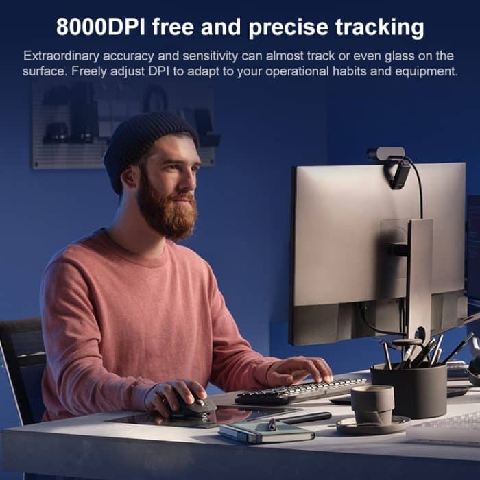 Logitech MX Master 3s 8000DPI 2,4 GHz Ergonomische kabellose Bluetooth-Dual-Mode-Maus – Bild 4