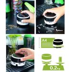 Mini-Staubsauger mit süßer Persönlichkeit für Haushalt/Fahrzeug, Hand-Schreibtisch, Tisch, Tastatur, Größe: 8 x 6 x 6 cm – Bild 4