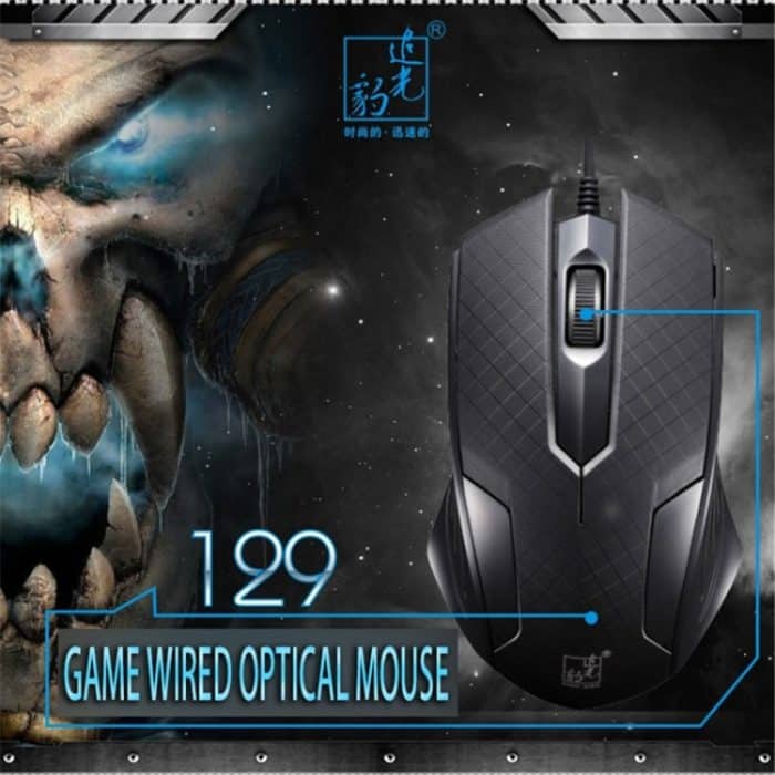 Chasing Leopard 129 USB Universelle kabelgebundene optische Gaming-Maus mit Gegengewicht, Länge: 1,3 m, 129 – Bild 12