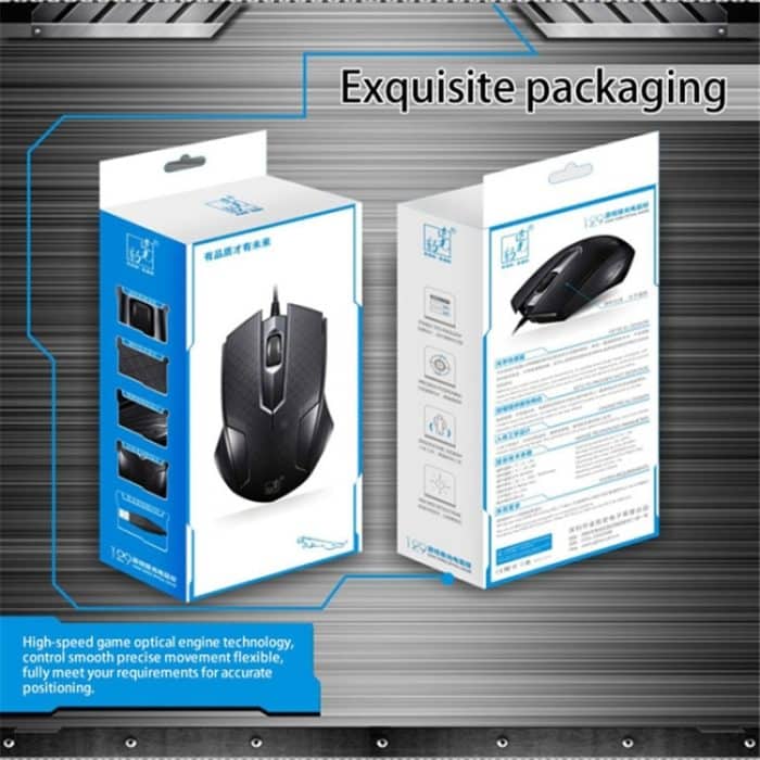 Chasing Leopard 129 USB Universelle kabelgebundene optische Gaming-Maus mit Gegengewicht, Länge: 1,3 m, 129 – Bild 4