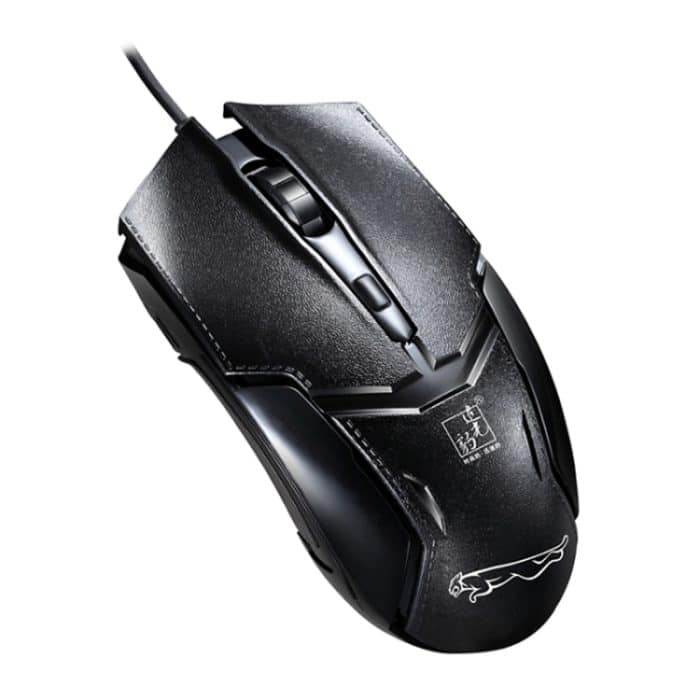 KB1903B.jpg Chasing Leopard 179 USB 1600DPI, verstellbare kabelgebundene optische Gaming-Maus mit drei Geschwindigkeiten, Länge: 1,3 m, 179 – Bild 1