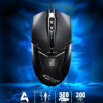 Chasing Leopard 179 USB 1600DPI, verstellbare kabelgebundene optische Gaming-Maus mit drei Geschwindigkeiten, Länge: 1,3 m, 179 – Bild 6