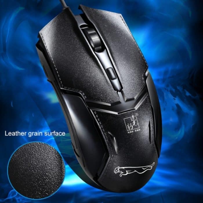 Chasing Leopard 179 USB 1600DPI, verstellbare kabelgebundene optische Gaming-Maus mit drei Geschwindigkeiten, Länge: 1,3 m, 179 – Bild 7