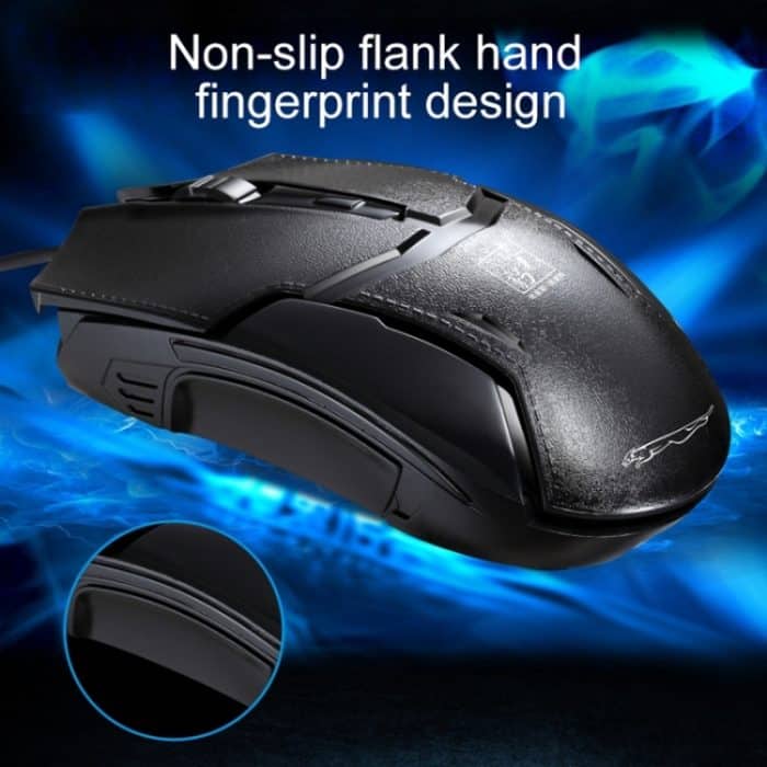 Chasing Leopard 179 USB 1600DPI, verstellbare kabelgebundene optische Gaming-Maus mit drei Geschwindigkeiten, Länge: 1,3 m, 179 – Bild 10