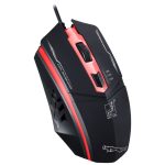 Chasing Leopard 199 USB 1600DPI, drei Geschwindigkeiten, einstellbare LED-Hintergrundbeleuchtung, kabelgebundene optische Gaming-Maus, Länge: 1,3 m, 199 Black, 199