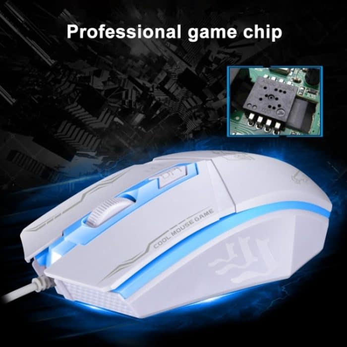 Chasing Leopard 199 USB 1600DPI, drei Geschwindigkeiten, einstellbare LED-Hintergrundbeleuchtung, kabelgebundene optische Gaming-Maus, Länge: 1,3 m, 199 Black, 199 – Bild 12