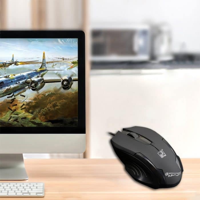 Chasing Leopard 512G USB Frosted Wired Optical Gaming Mouse, Länge: 1,3 m, 512G – Bild 8