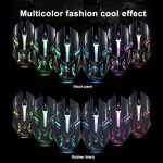 Chasing Leopard V17 USB 2400DPI, vier Geschwindigkeiten, einstellbares Linienmuster, kabelgebundene optische Gaming-Maus mit LED-Atemlicht, Länge: 1,45 m, V17, V17 Jet Black, V17 White – Bild 4