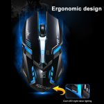 Chasing Leopard V17 USB 2400DPI, vier Geschwindigkeiten, einstellbares Linienmuster, kabelgebundene optische Gaming-Maus mit LED-Atemlicht, Länge: 1,45 m, V17, V17 Jet Black, V17 White – Bild 9